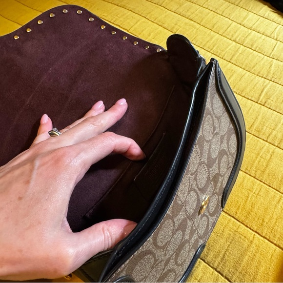 Coach Georgie saddlebag crossbody and matching wallet - Picture 5 of 16